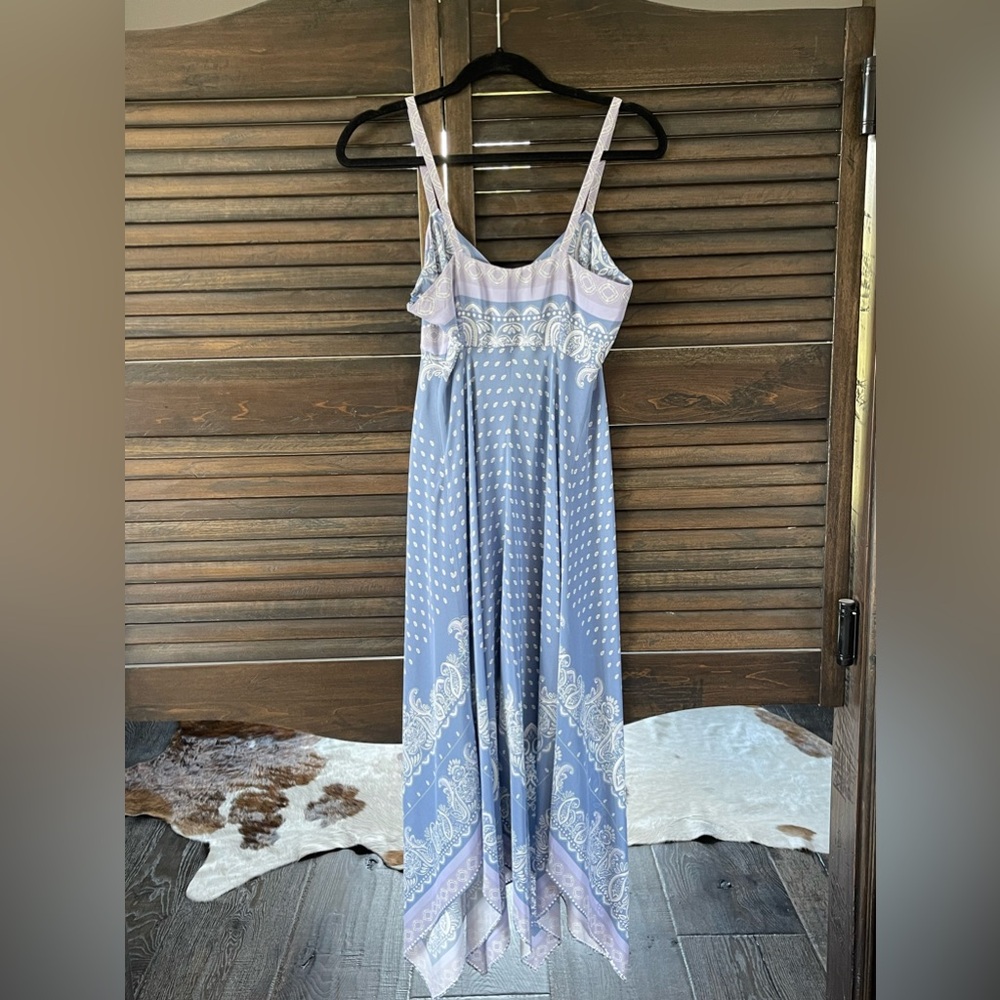 Intermix Spring Blue Dress - Picture 3 of 4